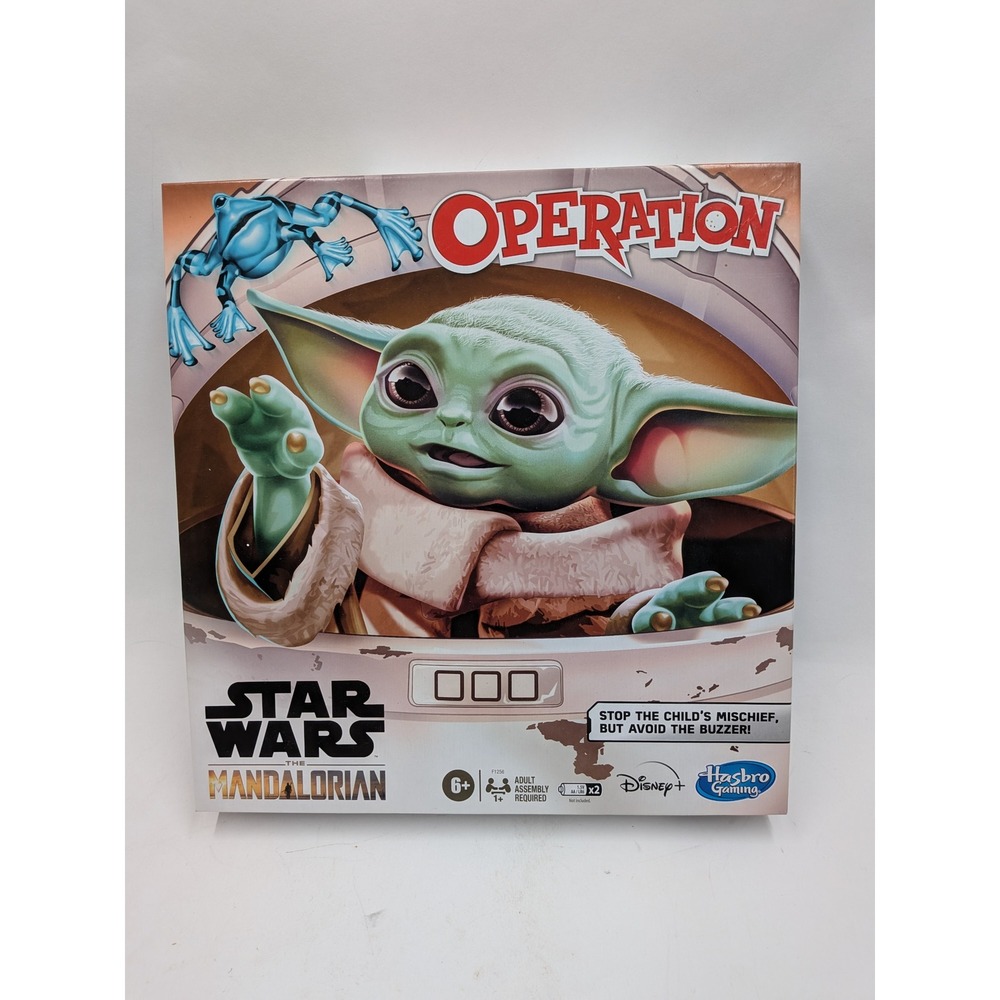 Star Wars The Mandalorian Operation Board Game Hasbro Gaming Grogu The Child